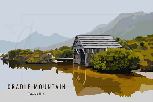Cradle Mountain (The Boatshed)- Magnet