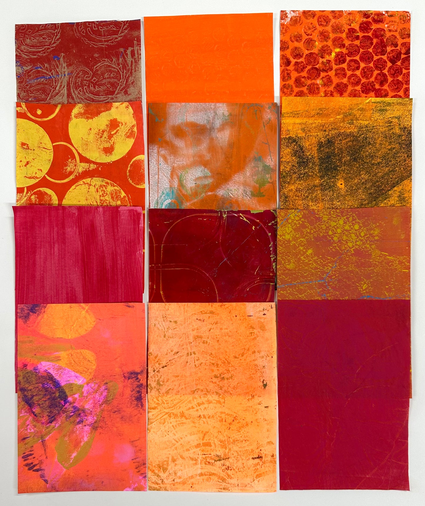 Collage Papers - Red/orange 3