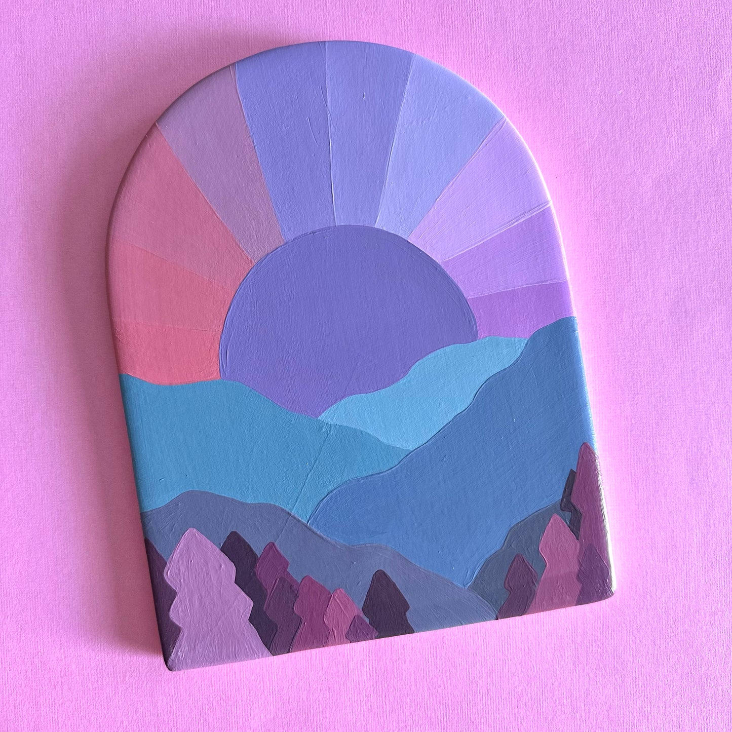 Wall Plaque - Mountains