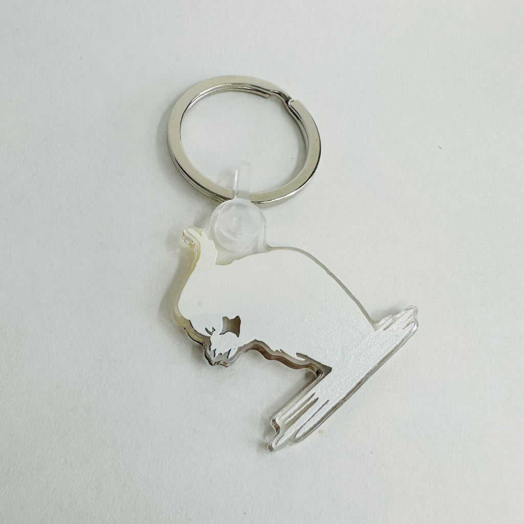 Cockatoo Keyring