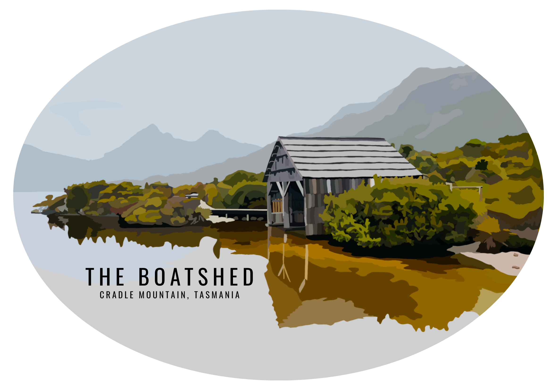 The Boatshed - Sticker