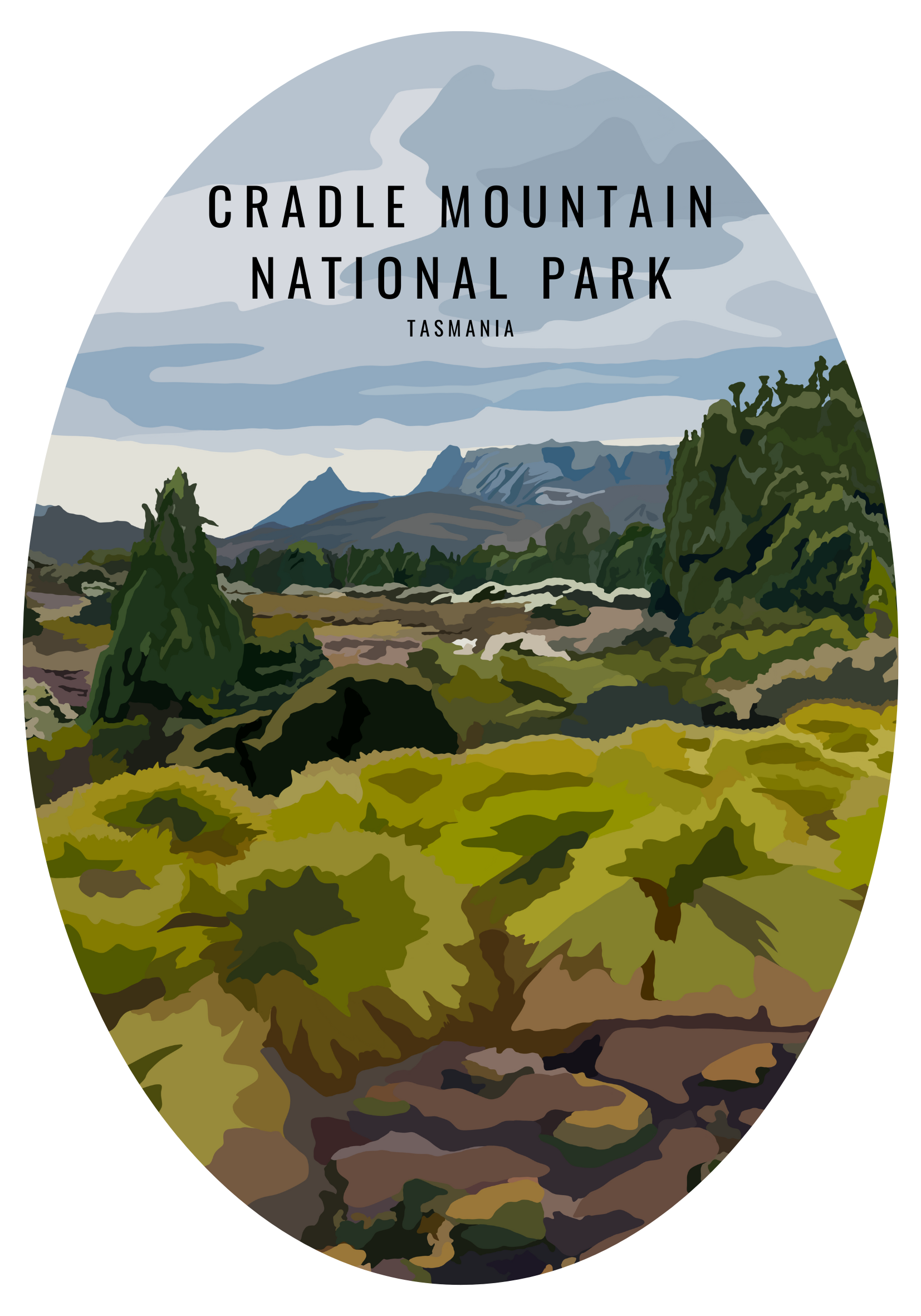 Cradle Mountain National Park - Sticker
