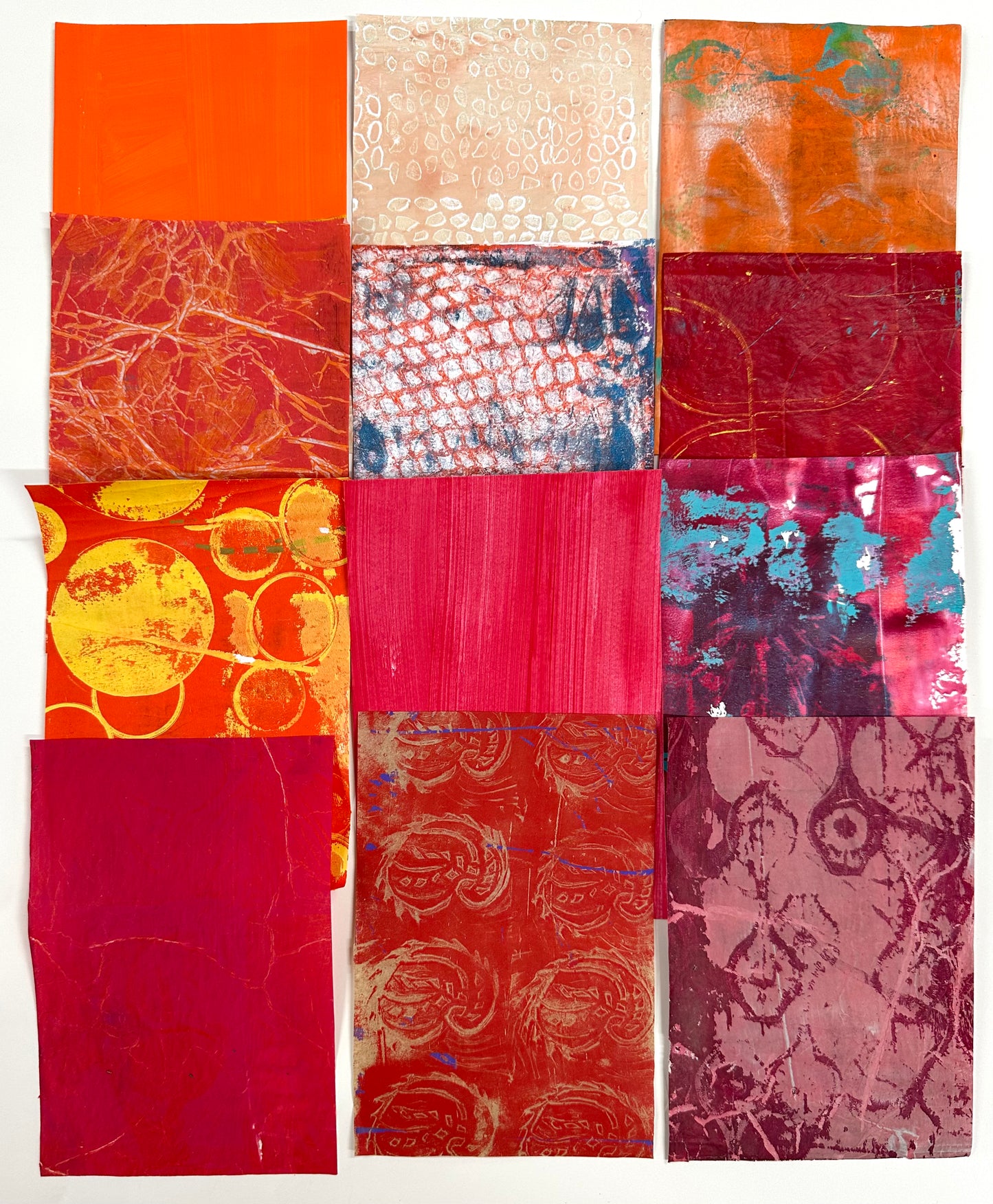 Collage Papers - Red/orange 1