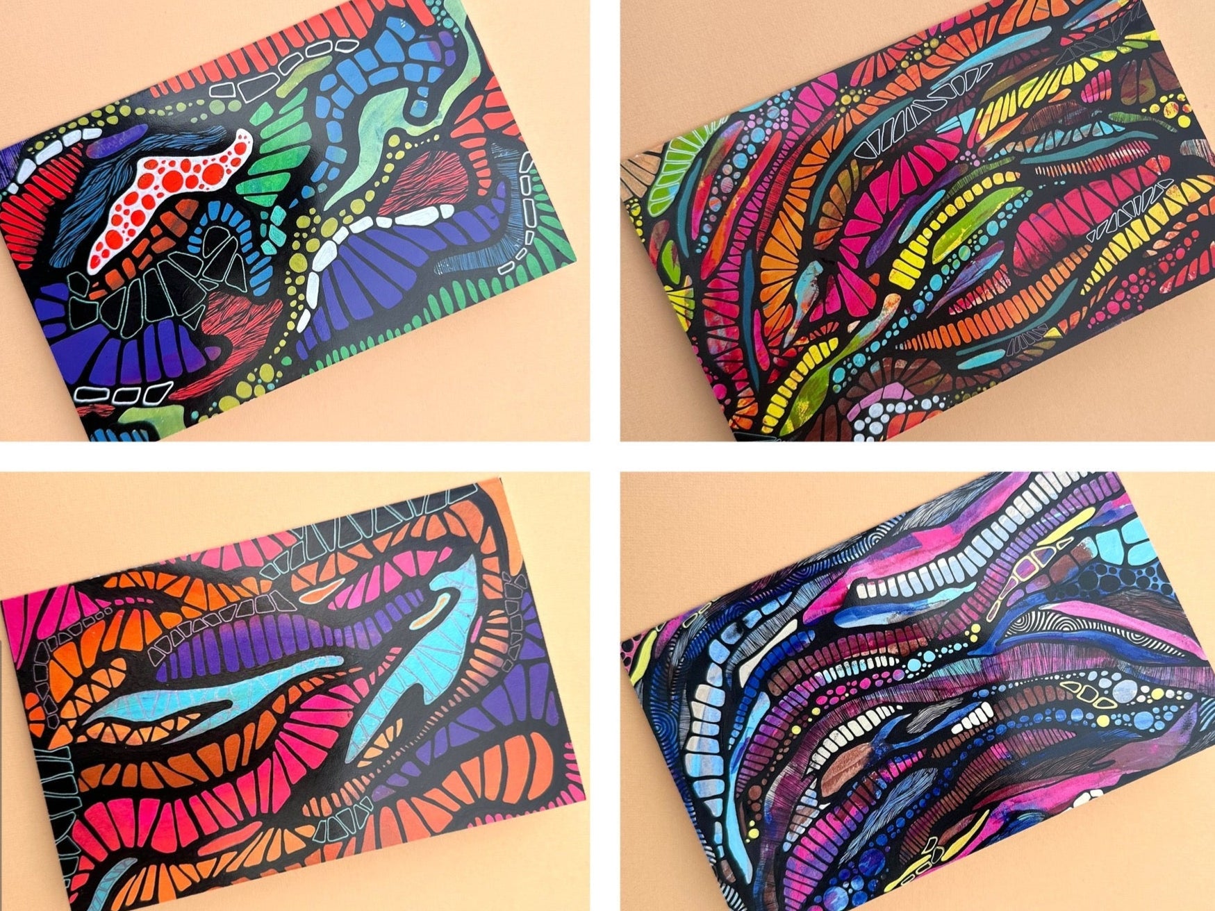 Greeting Card Pack - Neurographic Art